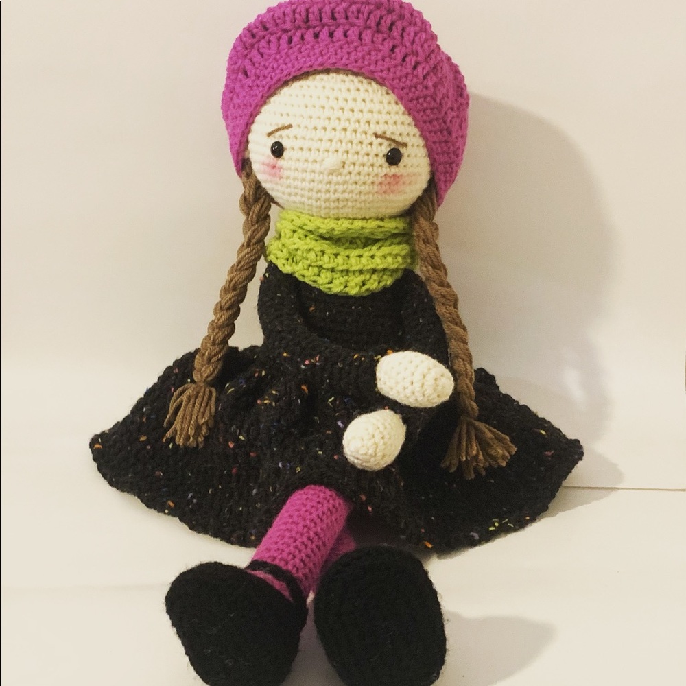 Beautiful handmade doll. Amigurumi